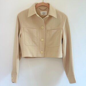 Wilfred Cropped Beige Jacket